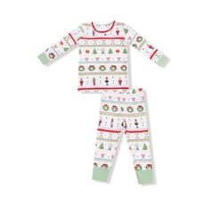 ANGEL DEAR Nutcracker Fair Isle  - L/S Loungewear Set