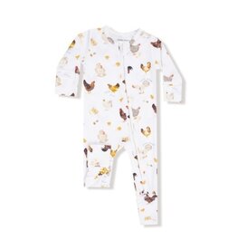 ANGEL DEAR Collector Chickens - Unisex - 2 Way Zipper Romper