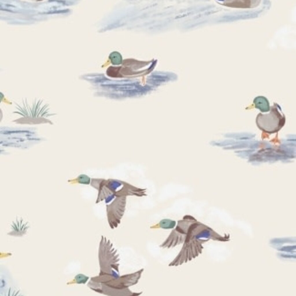 ANGEL DEAR Migrating Mallards - 2 Way Zipper Romper