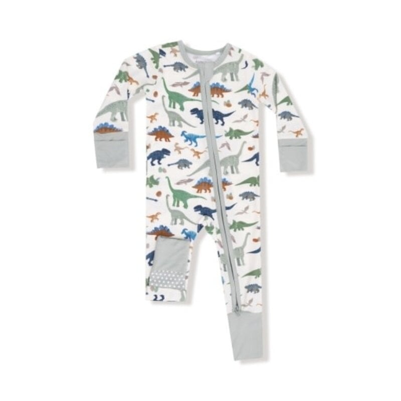 ANGEL DEAR Washy Dinos - 2 Way Zipper Romper