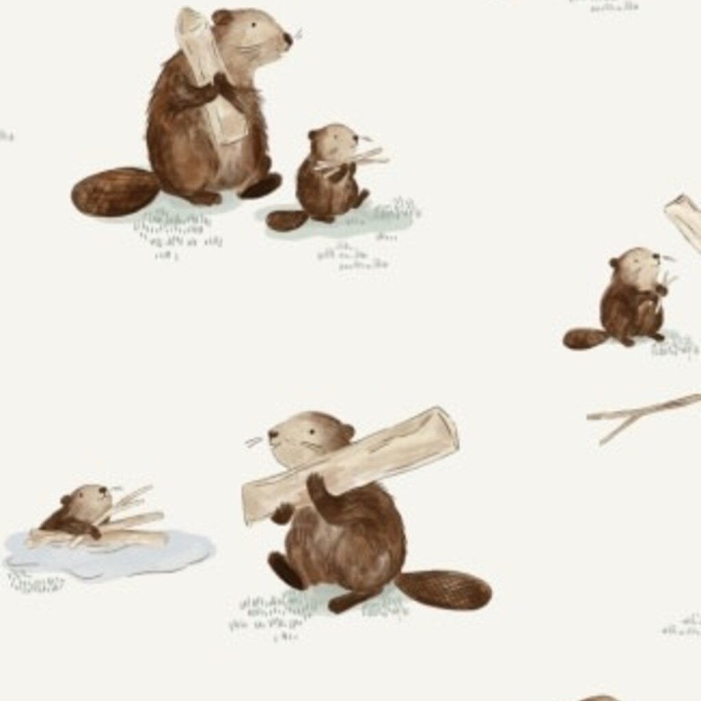 ANGEL DEAR Baby Beavers - 2 Way Zipper Footie