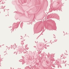 ANGEL DEAR Vintage Pink Roses - 2 Way Zipper Ruffle Back Footie