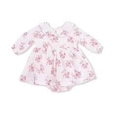 ANGEL DEAR Belle Rosette Dot - L/S Peter Pan Collar Bubble W/ Skirt