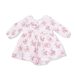 ANGEL DEAR Belle Rosette Dot - L/S Peter Pan Collar Bubble W/ Skirt