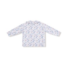 ANGEL DEAR Country Girl Floral - Quilted Jacket W/ Peterpan Collar