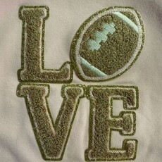 ANGEL DEAR French Terry Sport - Varsity - Pink - Cozy Drop Sleeve Sweatshirt W/ Varsity Stripes