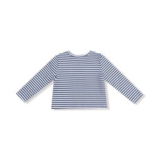 ANGEL DEAR Stripes With Sibling Embroidery - Organic Cotton Jersey - Big Bro - Uni L/S Shirt