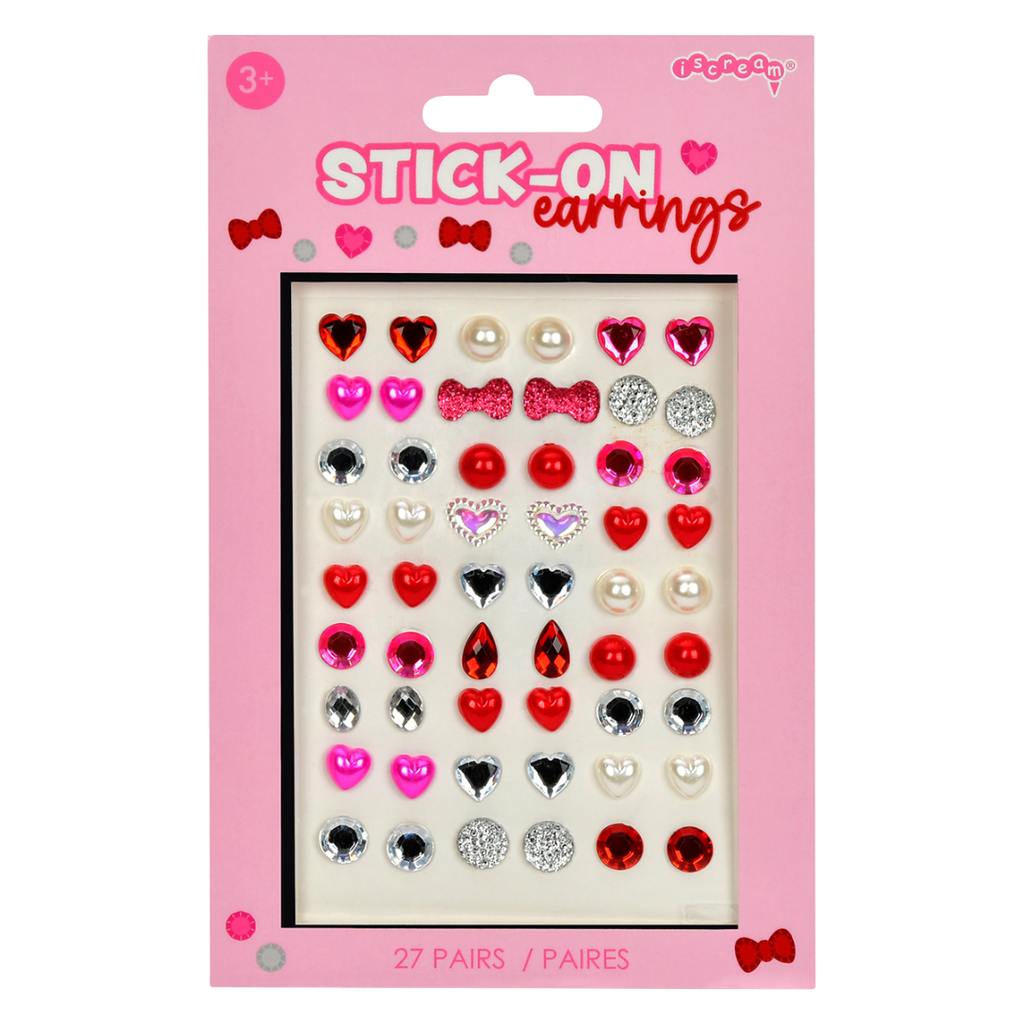 ISCREAM JEWELED STICK ON EARRINGS