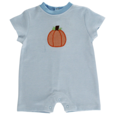 BAILEY BOYS Boy's Lil Pumpkin Patch, Short Knit Romper