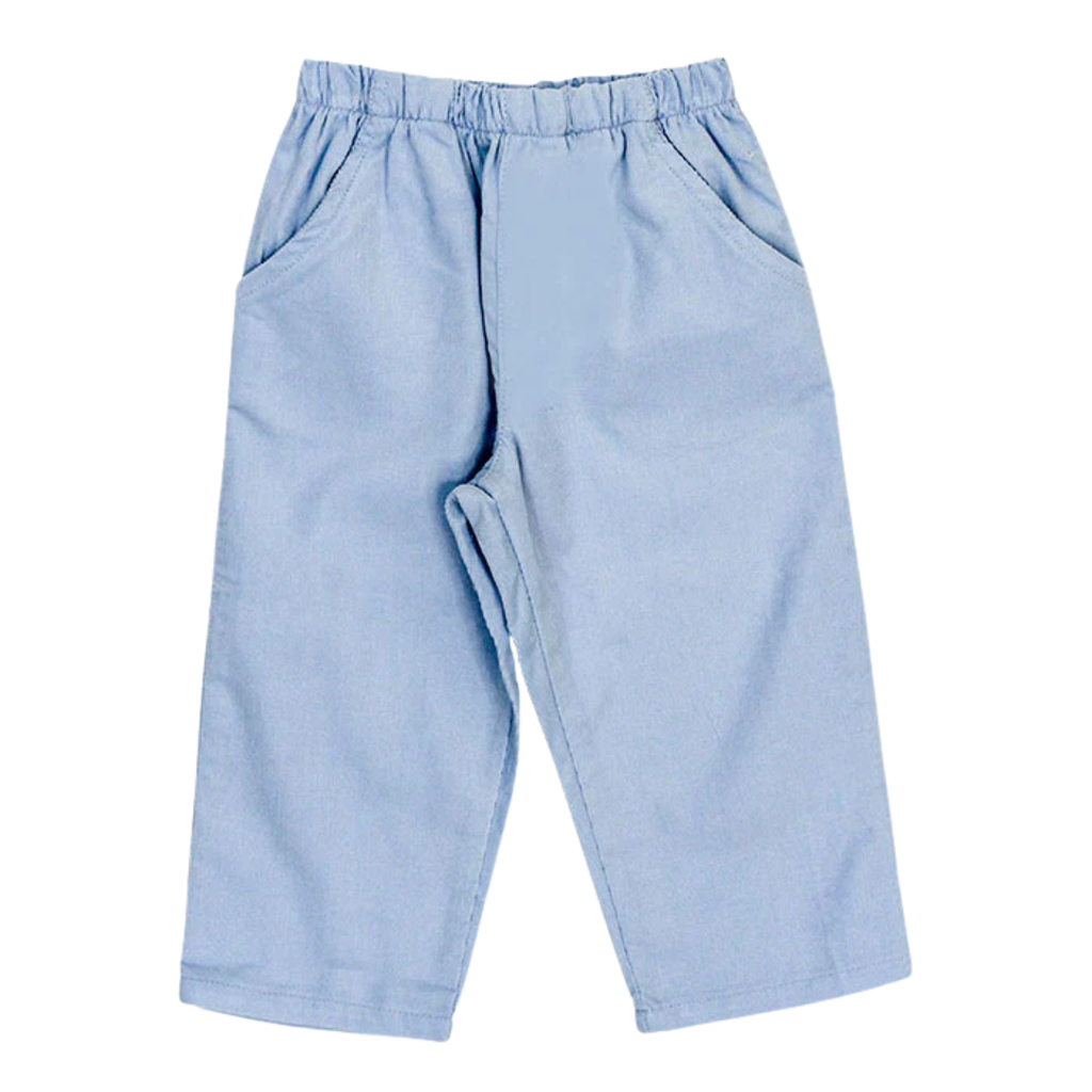 BAILEY BOYS Boy's Light Blue Cord, Elastic Pant