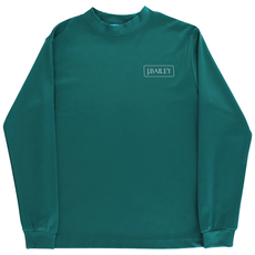 J.BAILEY Boy's L/S Performance Logo Tee, Ducks On Teal