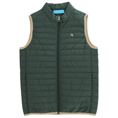 J.BAILEY Boy's Quilted Vest, Forest