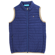 J.BAILEY Boy's Quilted Vest, Navy