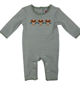 BANANA SPLIT Boy's Turkey Applique Romper