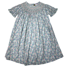 BANANA SPLIT Girl's Garden Tales Smocked Geo Bishop