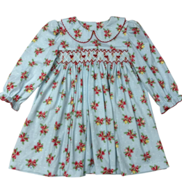 BANANA SPLIT Girl's Merry & Bright Smocked Geo Dress