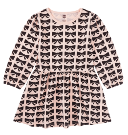 Blouson Sleeve Pocket Dress Bow