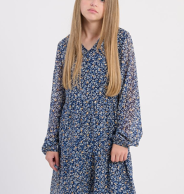MOLLY BRACKEN GIRL'S WOVEN DRESS BLUE NORA