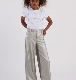 MOLLY BRACKEN GIRL'S WOVEN PANTS SILVER