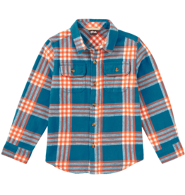 Boy's Flannal Button Up Shirt KORBP204
