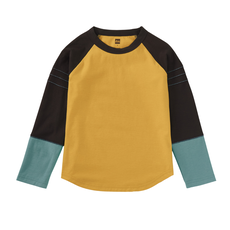 Boy's Explorer Colorblock Raglan Top Acacia