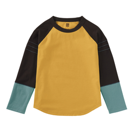 Boy's Explorer Colorblock Raglan Top Acacia