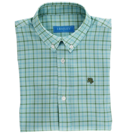 J.BAILEY Boy's Performance Button Down, Willow