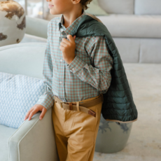 J.BAILEY Boy's Performance Button Down, Jingle