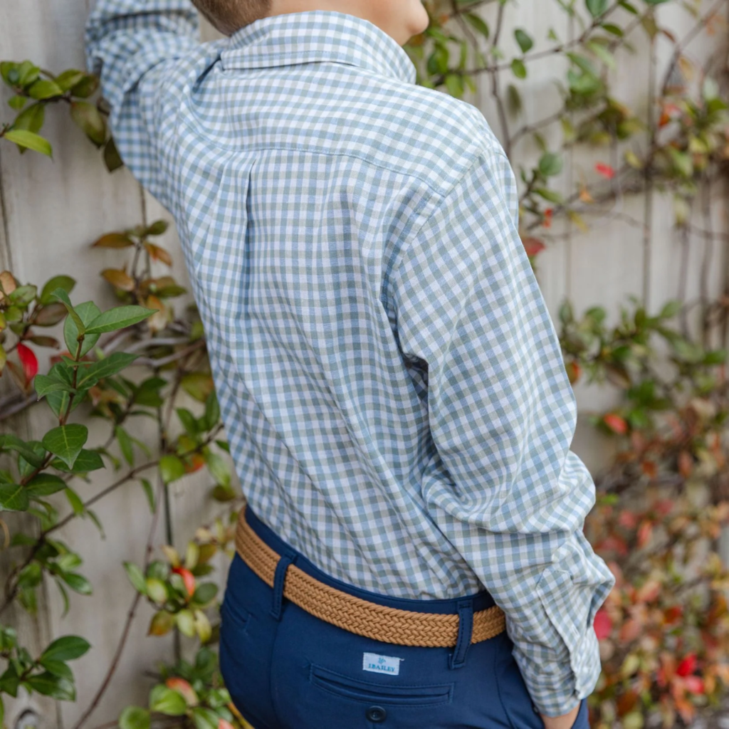 J.BAILEY Boy's Button Down Shirt Murphy