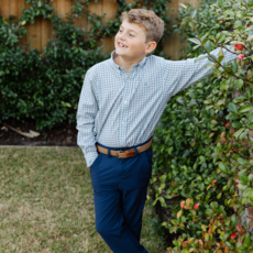 J.BAILEY Boy's Button Down Shirt Murphy