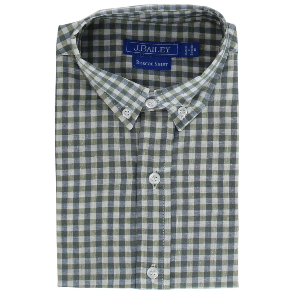 J.BAILEY Boy's Button Down Shirt Murphy