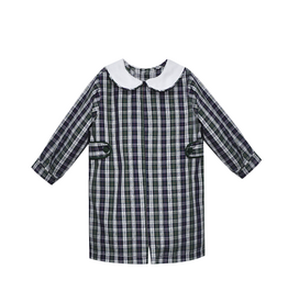 BABY SEN Rowan Boy Romper- Navy Plaid