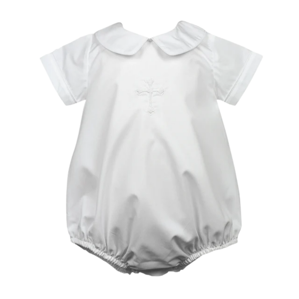 THE PROPER PEONY Boy's Cross Bubble White