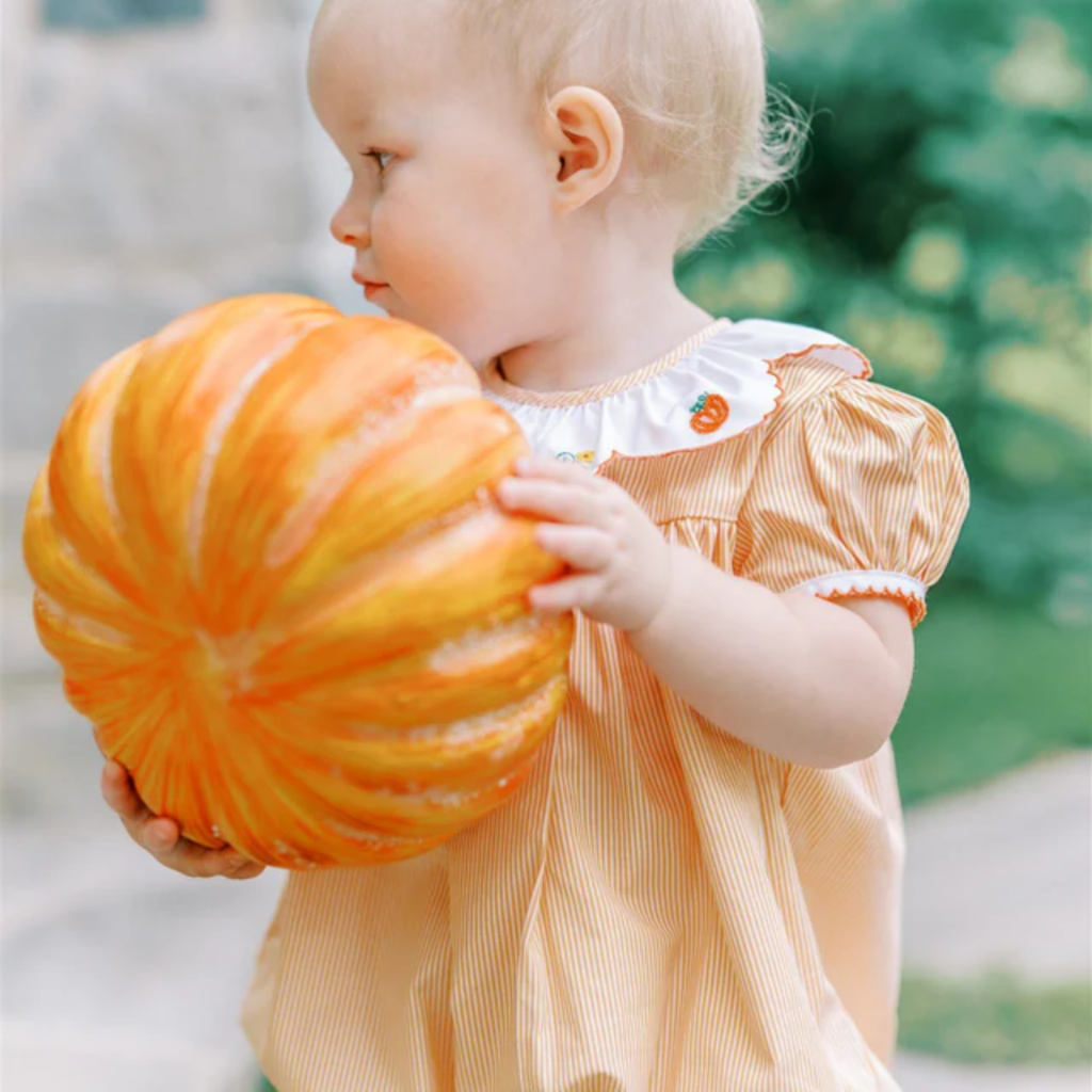 THE PROPER PEONY Girl's Pembroke Pumpkin Bubble
