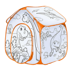 ONE FOR FUN Colour Your Own Play Tent-Dinosaur