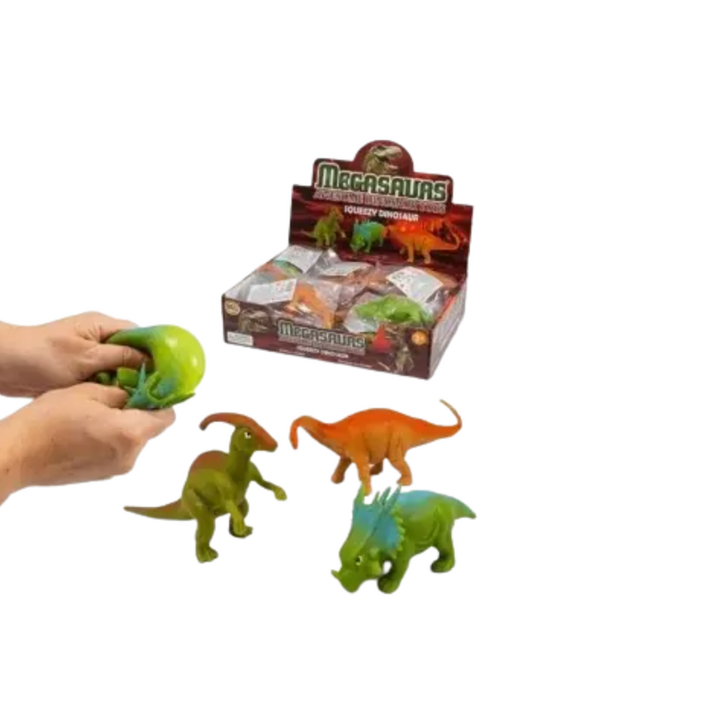 ONE FOR FUN Squeezy Bead Ball Dinosaurs