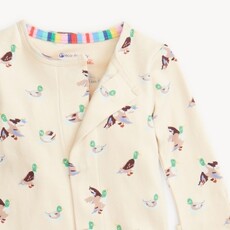Magnetic  Me QUACK ME UP ORGANIC COTTON FOOTIE