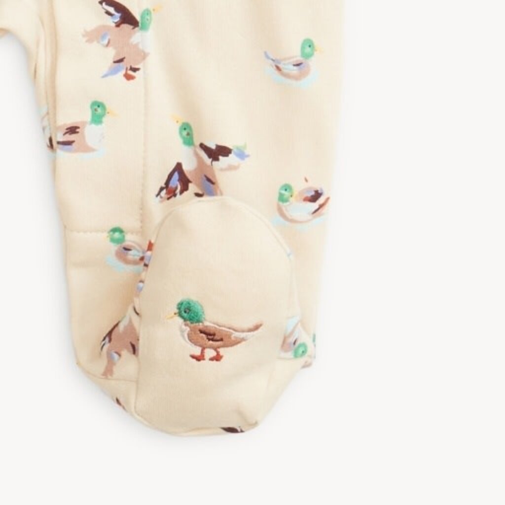 Magnetic  Me QUACK ME UP ORGANIC COTTON FOOTIE