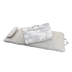 mint Snow Camo Seersucker Nap Roll Grey