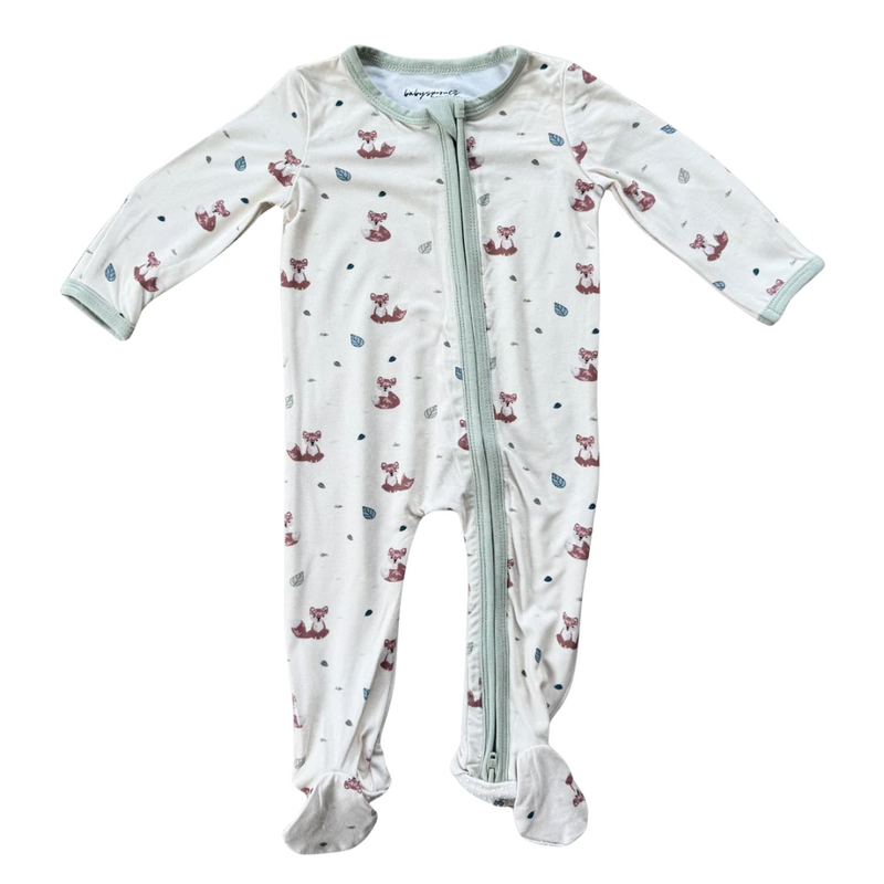 BABYSPROUTS Footie Romper Fox