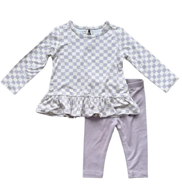 BABYSPROUTS Girl's Long Sleeve Peplum Set