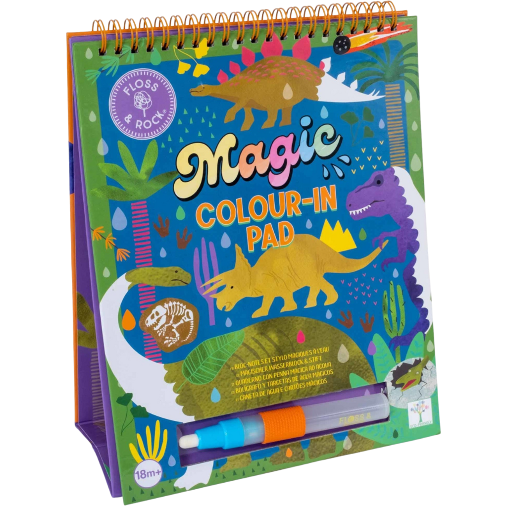 Floss & Rock DINO EASEL WATERCARD/PEN