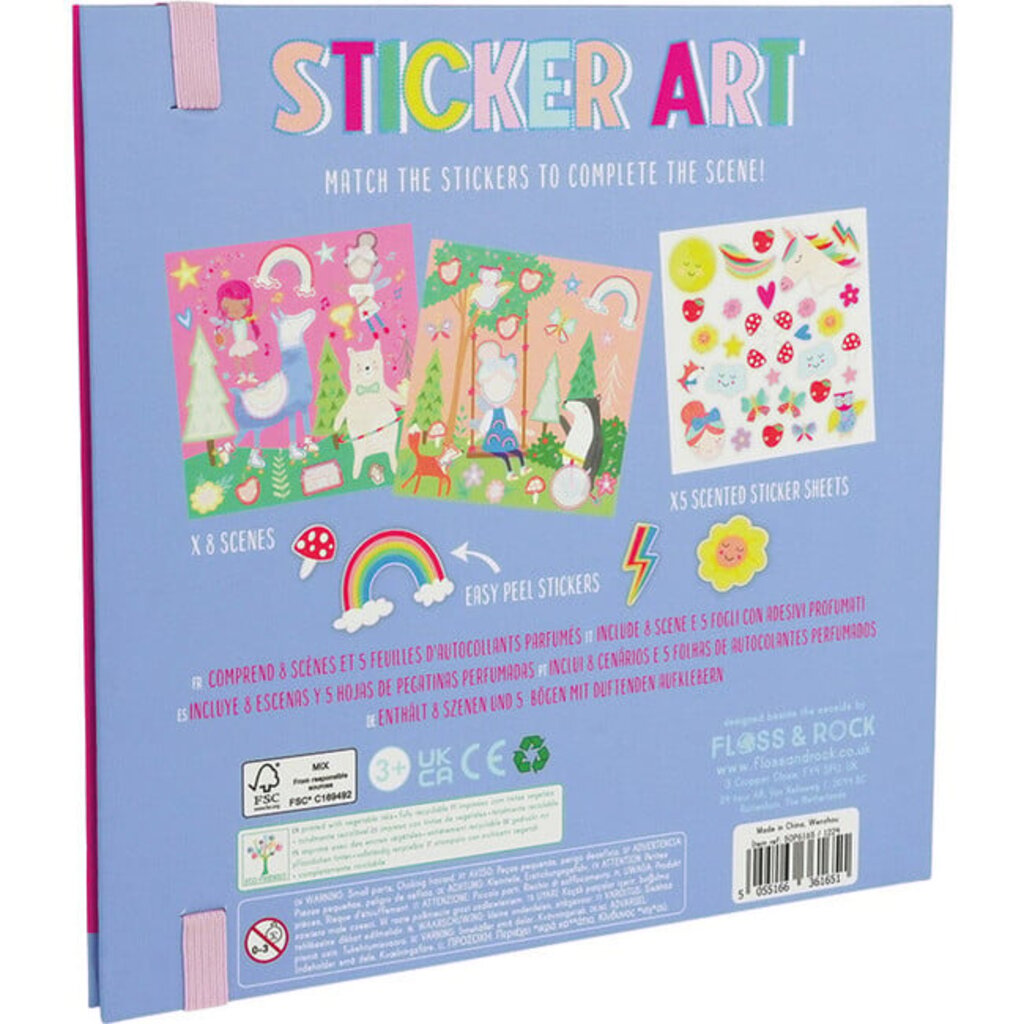 Floss & Rock STICKER ART RAINBOW FAIRY