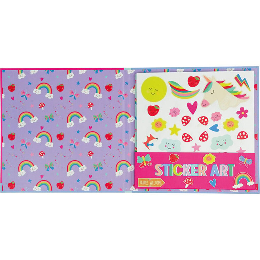 Floss & Rock STICKER ART RAINBOW FAIRY