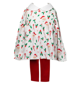 THE PROPER PEONY GIRL'S ST NICK LS TUNIC SET