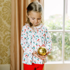 THE PROPER PEONY GIRL'S ST NICK LS TUNIC SET