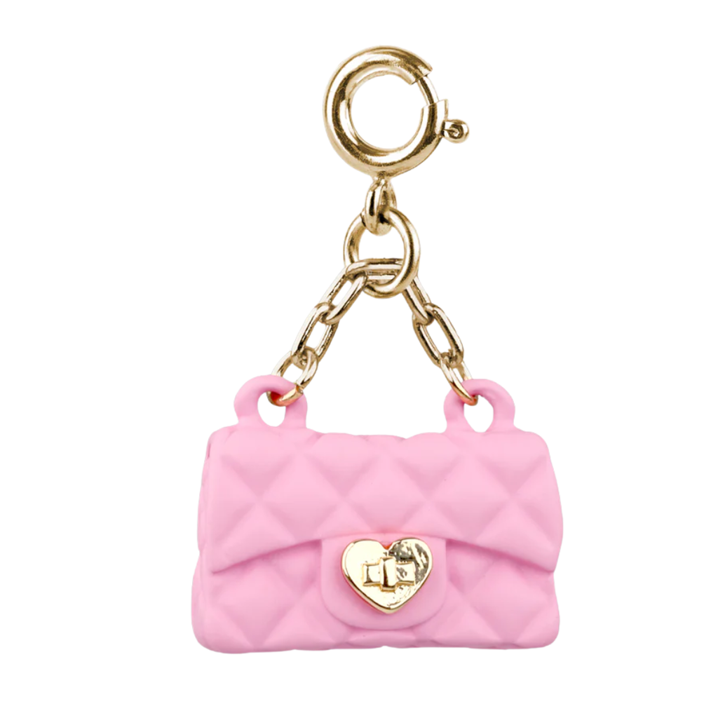 CHARM IT! GOLD PINK PURSE CHARM