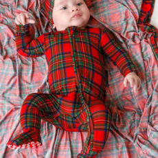 LEV BABY DECEMBER ZIPPERED FOOTIE