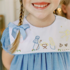 THE PROPER PEONY GIRL'S MANGER DRESS