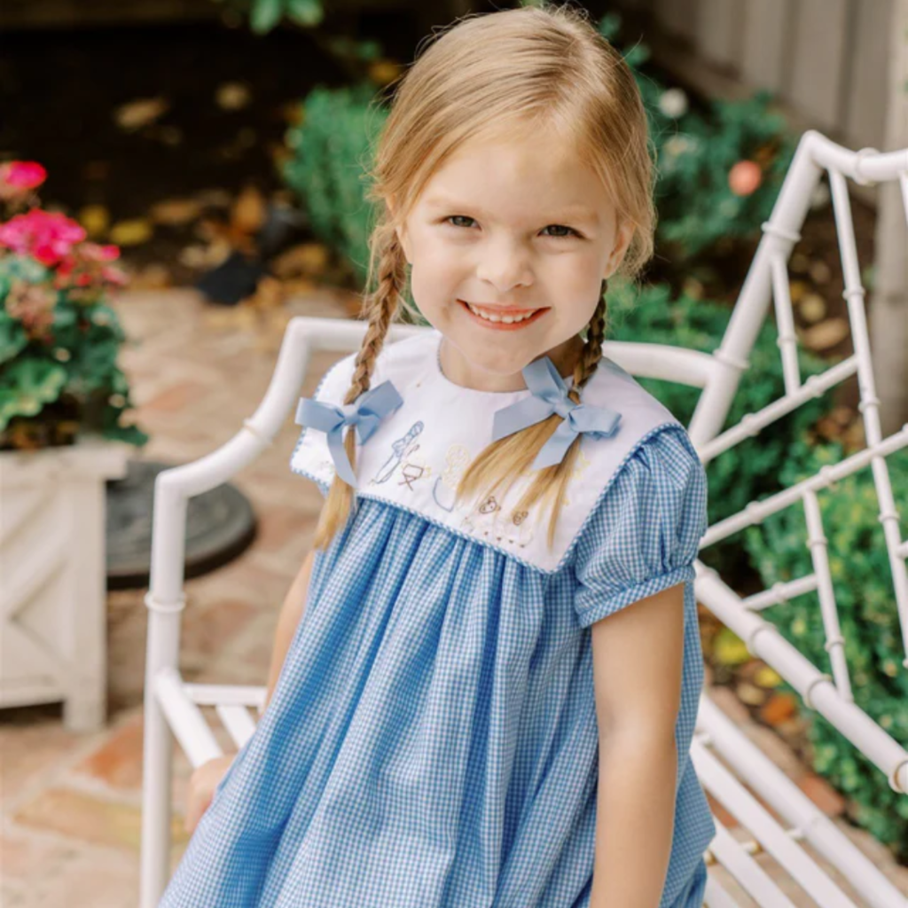 THE PROPER PEONY GIRL'S MANGER DRESS